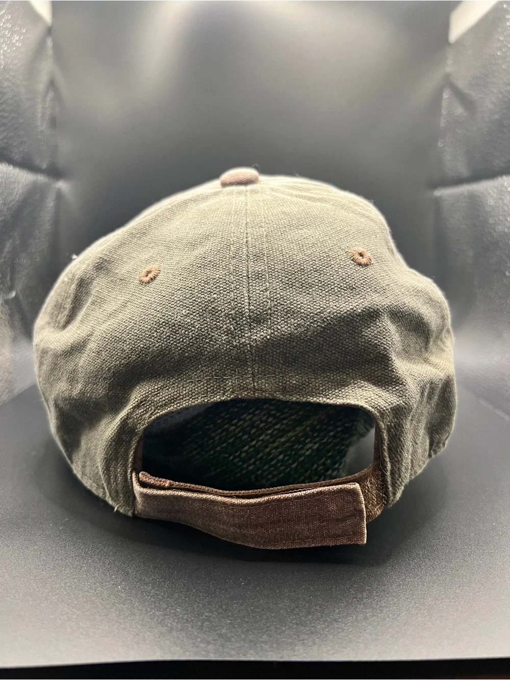 Disney Parks Olive Green and Brown Disneyland Resort Cap Hat Mickey Mouse